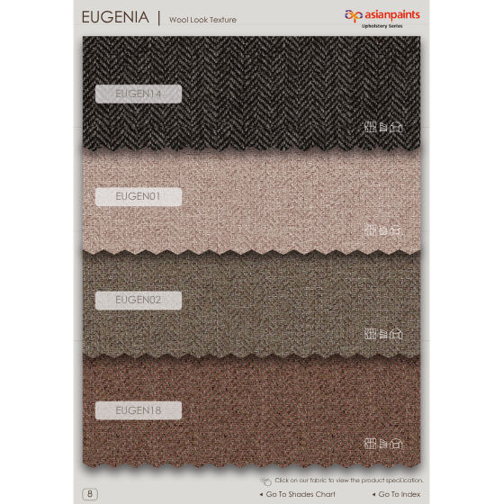 EUGENIA Fabric by Asian Paints – Wool Look Upholstery