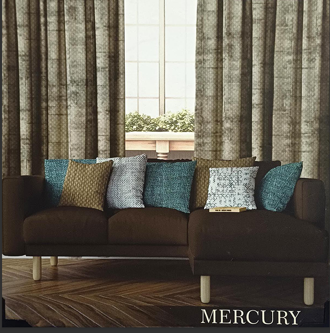 MERCURY Curtain and Cushion