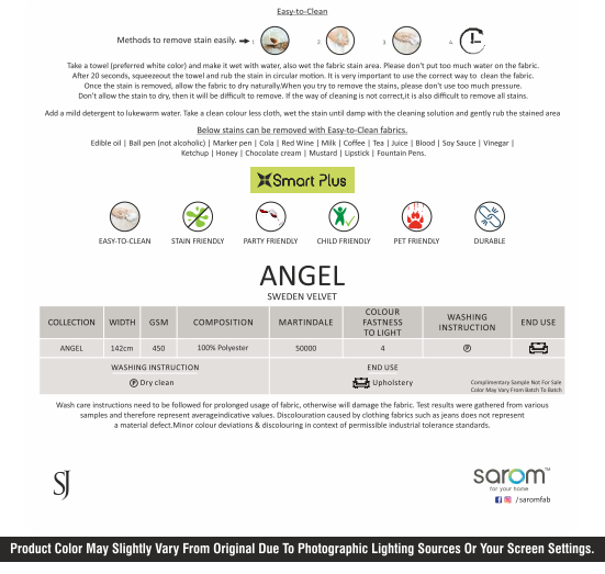 ANGEL SWEDEN VELVET BY SAROM