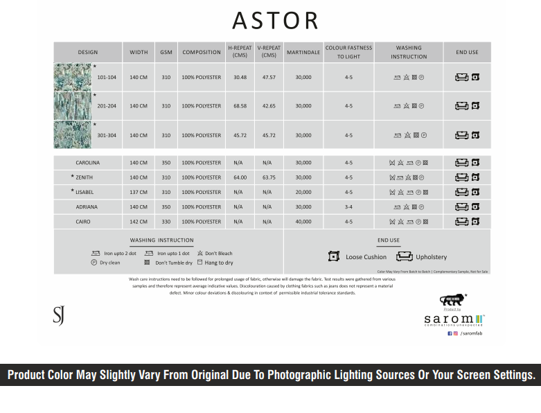 Astor Fabric