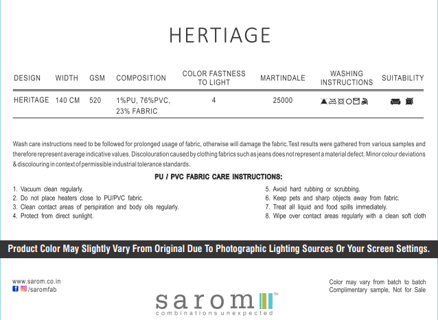 HERITAGE FABRIC