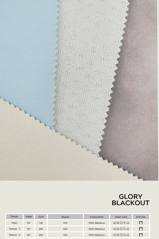 "GLORY BLACKOUT" CURTAINS